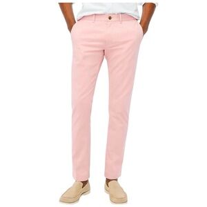 J Crew slim Fit Flex Chino Pant pink 30 x 32 99% cotton NEW NWT